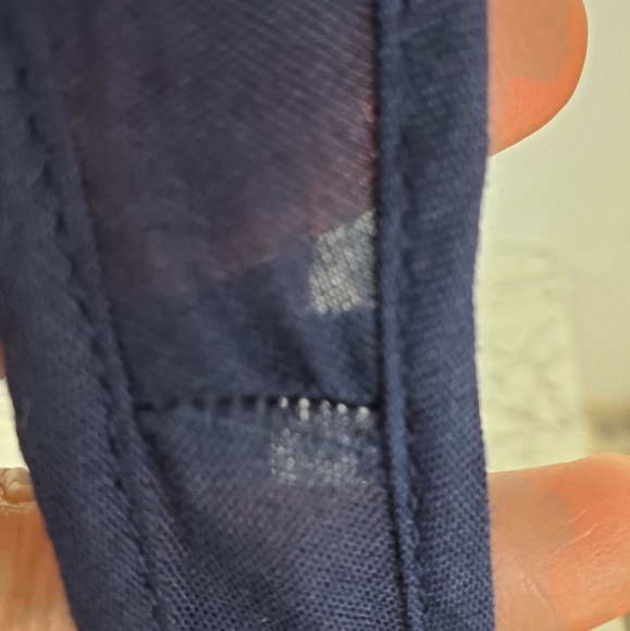 Motherhood Maternity Blouse Navy - Picture 11 of 11